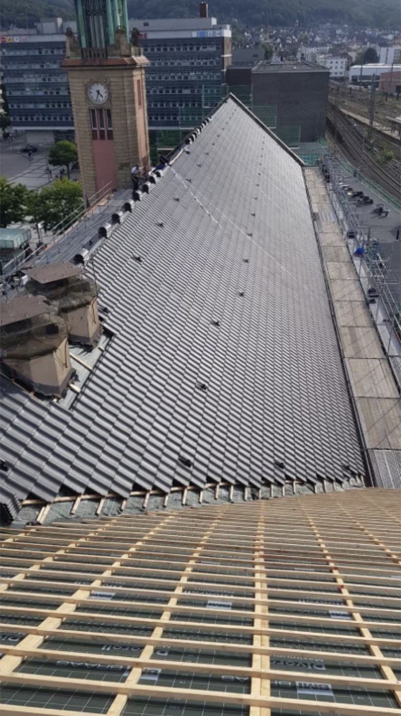 Echte Arbeit von Dachdecker Reparatur & Sanierung